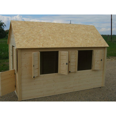 Dětský dřevěný domek - MAXI 120 x 240 x 170 cm